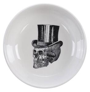 Μπωλ Για Dip Skull Top Hat 20178 100ml D11cm White-Black Homelab