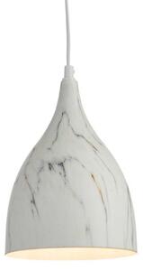 Φωτιστικό Οροφής Μονόφωτο Aca Roxanne KS174317MR White Marble