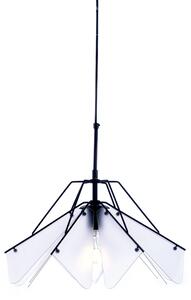 Φωτιστικό Οροφής Μονόφωτο Aca Origami EF39P145WH Black/Sanblast