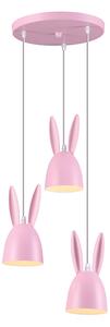 Παιδικό Φωτιστικό Οροφής Τρίφωτο Aca Bunny ZM73P35P