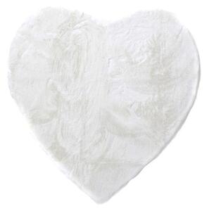 Παιδικό Γούνινο Χαλί (100x100) Royal Carpet Bunny Kids Heart White