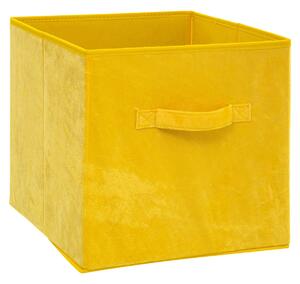 Κουτί Αποθήκευσης (31x31x31) F-V Velvet Storage Yellow 160455D