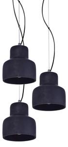 Φωτιστικό Οροφής Τρίφωτο Homelighting Myra 77-4140 Black