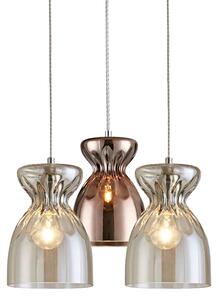 Φωτιστικό Οροφής Τρίφωτο Homelighting Domenico 77-3718 Copper/Cognac