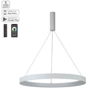 Φωτιστικό Οροφής Led Dimmable Smart WiFi Homelighting Amaya 77-8142 White