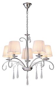 Πολυέλαιος Οροφής Homelighting Flaren 77-8196 Nickel