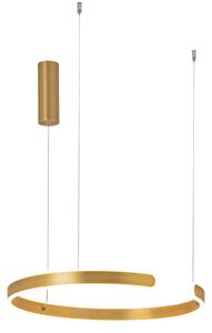 Φωτιστικό Οροφής Led Dimmable Zambelis 2010 Brushed Gold