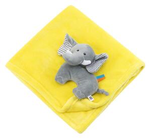 Κουβέρτα Fleece Αγκαλιάς (68.5x100) Zoocchini Elephant