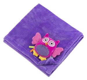 Κουβέρτα Fleece Αγκαλιάς (68.5x100) Zoocchini Owl