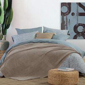 Κουβέρτα Fleece Μονή (160x220) Nef-Nef Cosy Beige