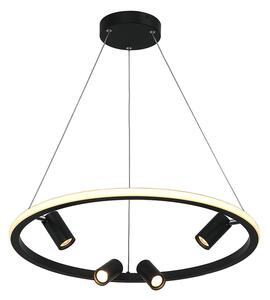 Φωτιστικό Οροφής Led Dimmable Zambelis 22012 Black Matt