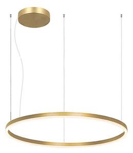 Φωτιστικό Οροφής Led Dimmable Zambelis 22239 Gold Matt