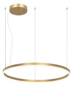 Φωτιστικό Οροφής Led Dimmable Zambelis 22240 Gold Matt