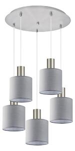 Φωτιστικό Οροφής Πολύφωτο Homelighting 77-8426 Nickel/Grey