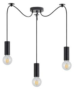 Φωτιστικό Οροφής Τρίφωτο Homelighting Adept Tube 77-8478 Black