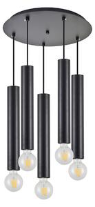 Φωτιστικό Οροφής Πολύφωτο Homelighting Adept Tube 77-8673 Black