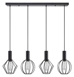 Φωτιστικό Οροφής Πολύφωτο Homelighting Adept Flex 77-8907 Black