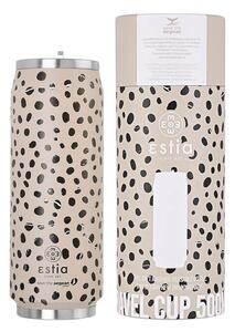 Ποτήρι Θερμός 500ml Estia Save The Aegean Leopard Taupe 01-16777