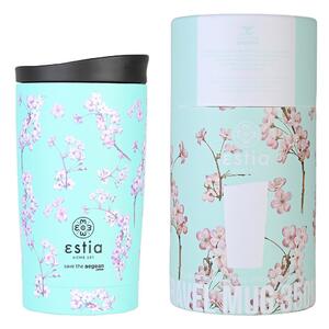 Ποτήρι Θερμός 350ml Estia Save The Aegean Travel Mug Blossom Green 01-20446