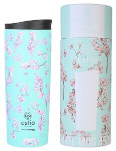 Ποτήρι Θερμός 450ml Estia Save The Aegean Travel Mug Blossom Green 01-20422