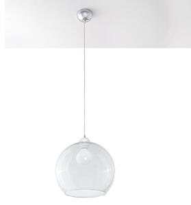 Φωτιστικό Οροφής Μονόφωτο Sollux Ball Transparent SL.0248