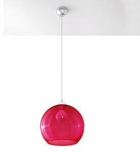 Φωτιστικό Οροφής Μονόφωτο Sollux Ball Red SL.0253