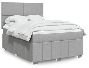 VidaXL Κρεβάτι Boxspring με Στρώμα Αν. Πράσινο 160x200εκ Υφασμάτινο