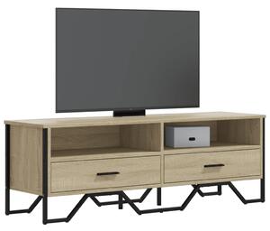 VidaXL Έπιπλο Τηλεόρασης Sonoma Δρυς 122x34x41 εκ. Επεξεργασμένο Ξύλο