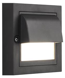 Απλίκα Led Εξωτερικού Χώρου Eurolamp Senario 145-52125 Black 3CCT