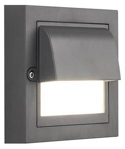 Απλίκα Led Εξωτερικού Χώρου Eurolamp Senario 145-52127 Dark Grey 3CCT