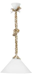 Φωτιστικό Οροφής Μονόφωτο Heronia Conos/30 Mix 31-1054 Rope/White