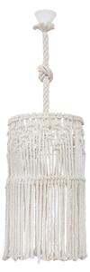 Φωτιστικό Οροφής Μονόφωτο Heronia Macrame 01 Handmade 31-1060 Rope/White