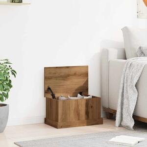 VidaXL Κουτί Αποθήκευσης Αρτισιανή Δρυς 30x50x28 εκ. Επεξ.Ξύλο