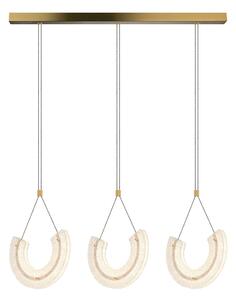 Φωτιστικό Οροφής Led Dimmable Zambelis 23031 Gold Matt