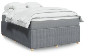 VidaXL Κρεβάτι Boxspring με Στρώμα Αν. Πράσινο 160x200εκ Υφασμάτινο