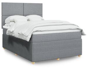 VidaXL Κρεβάτι Boxspring με Στρώμα Αν. Πράσινο 160x200εκ Υφασμάτινο