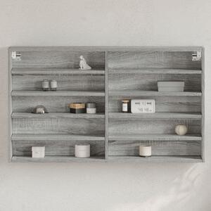 VidaXL Βιτρίνα Γκρι Sonoma 100x15x58 εκ. από Επεξεργασμένο Ξύλο