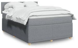 VidaXL Κρεβάτι Boxspring με Στρώμα Αν. Πράσινο 160x200εκ Υφασμάτινο