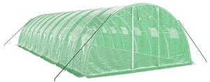 VidaXL Θερμοκήπιο Πράσινο 40 μ² 10 x 4 x 2 μ. με Ατσάλινο Πλαίσιο
