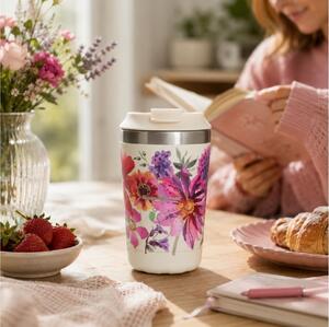 Ποτήρι Θερμός Emma Bridgewater Chilly's με χωρητικότητα 340ml και διατήρηση θερμοκρασίας 6h ζεστό - Garden Flowers