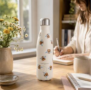 Μπουκάλι Θερμός Original Emma Bridgewater Chilly's με χωρητικότητα 500ml και διατήρηση θερμοκρασίας 12h ζεστό / 24h κρύο - Bumblebee Blue Wing