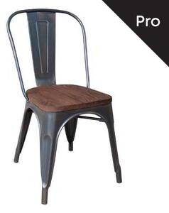 Καρέκλα RELIX Wood Antique Black High 45x51x85cm