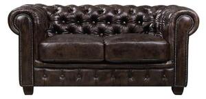 ΚΑΝΑΠΕΣ ΔΕΡΜΑΤΙΝΟΣ 2Θ CHESTERFIELD T-689 E9574-2 160x92x72cm