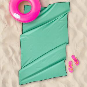 Πετσέτα Θαλάσσης Microfiber (90x160) Whitegg Green S0102-4