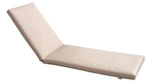 SUNLOUNGER Μαξιλάρι Ξαπλώστρας PVC Μπεζ με Φερμουάρ & Velcro (Foam+Polyester)