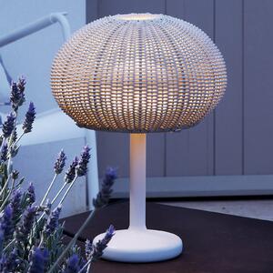 Bover Garota Mini LED επιτραπέζιο φωτιστικό εξωτερικού χώρου, Μπεζ, Μέταλλο, σχεδιασμός