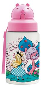 Παγούρι - Θερμός 350ml Με Καλαμάκι Laken Alice in Wonderland