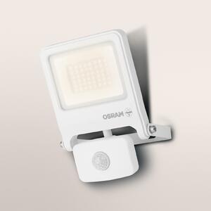 OSRAM Εξωτερικός προβολέας ENDURA FLOOD, λευκός, αισθητήρας 30 W 830 IP44, Λευκό, Αλουμίνιο