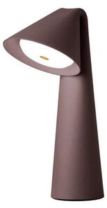 FRANDSEN LED φορητή επιτραπέζια λάμπα Ami, καφέ, 32 cm, ρυθμιζόμενη ένταση, ρυθμιζόμενος, Καφέ / Σκουριάς, Σαλόνι / τραπεζαρία, Πλαστικό, σύγχρονο