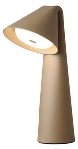 FRANDSEN LED φορητή επιτραπέζια λάμπα Ami, γκρι-μπεζ, 32 cm, ρυθμιζόμενη ένταση, ρυθμιζόμενος, Πράσινο, Σαλόνι / τραπεζαρία, Πλαστικό, σύγχρονο